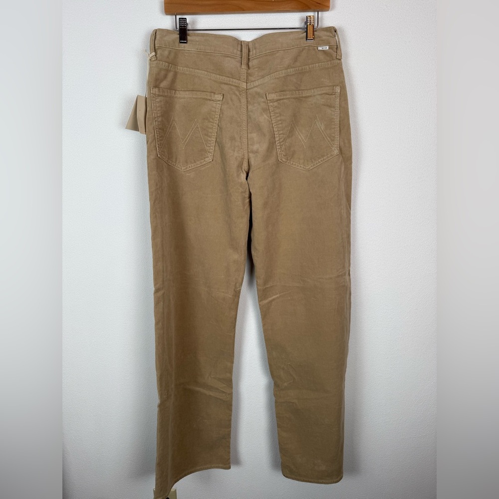 NWT Mother The Dodger Sneak Slouchy Straight Leg Pants in Taos Taupe 30 - Picture 7 of 12